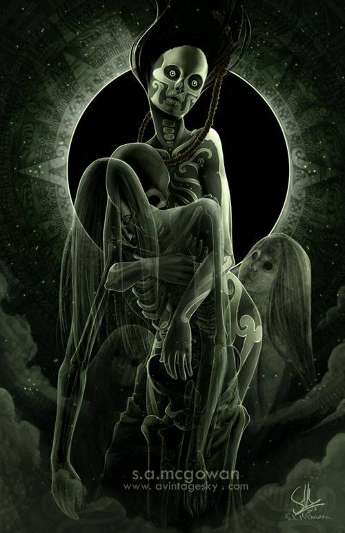 ¿Por qué me debería extrañar que mi vida se hubiera convertido de pronto en una pesadilla? Eso es la cosa más normal del mundo, hasta pienso que no se trató de una conversión, sino de una mera toma de conciencia. Pues, ¿qué es toda vida humana sino una pesadilla escalofriante, enturbiando los sueños de algún Dios Desconocido? Algunos, los más afortunados, no se enteran de eso hasta que la Muerte se lo revela. Yo (¡ay de mí!) lo comprendí hace ya bastante tiempo, cuando compré el libro en un tenebroso lugar 