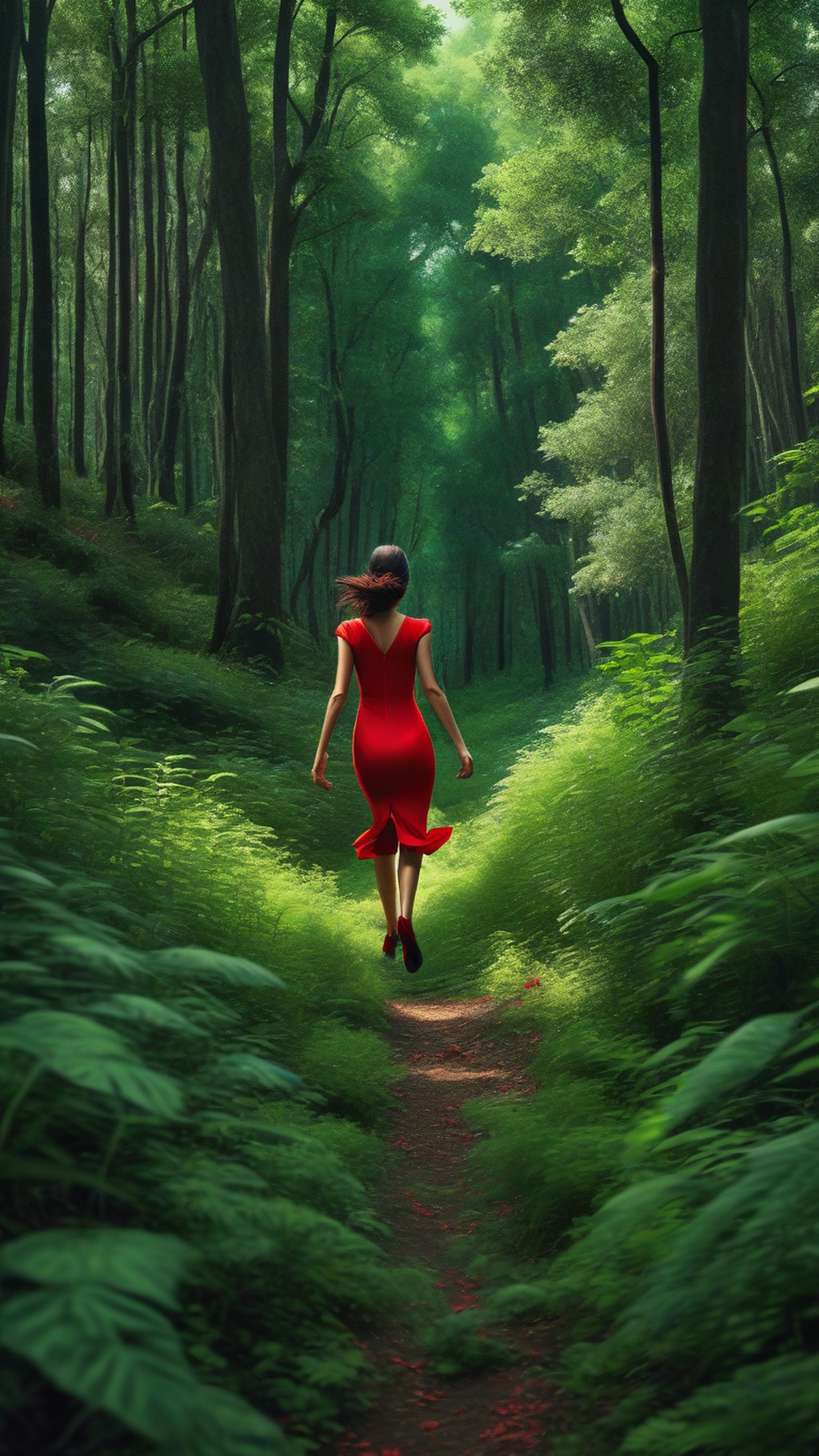 Chica en el bosque