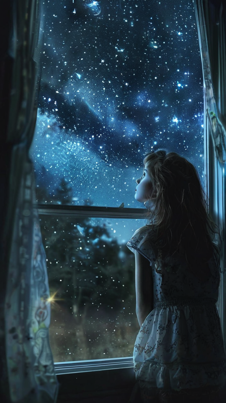 La chica en la ventana 
