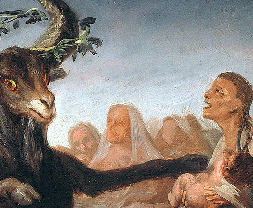 El secreto del Cuadro de Goya. Una mujer ofreciendo su hijo a Belzebu