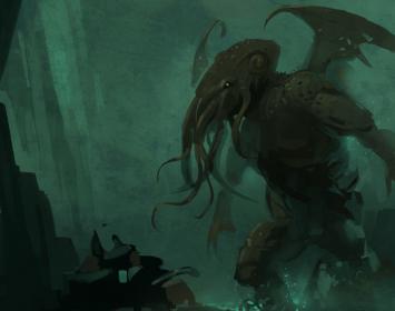 Minicuento lovecraftiano: Dormí y soñé. Ahora bien, mis sueños pronto se convirtieron en pesadillas preñadas de un horror indecible. Vi cómo nuestro plácido mundo era invadido por una jauría de seres abominables, que arrasaban sin razón ni misericordia todo lo encontraban. La vida y la belleza del mundo desaparecían a su paso, pero ellos seguían adelante en su locura destructora, sin mostrar compasión ni remordimientos, convirtiendo los bosques en desiertos y los mares en sumideros. Incapaz de soportar unas